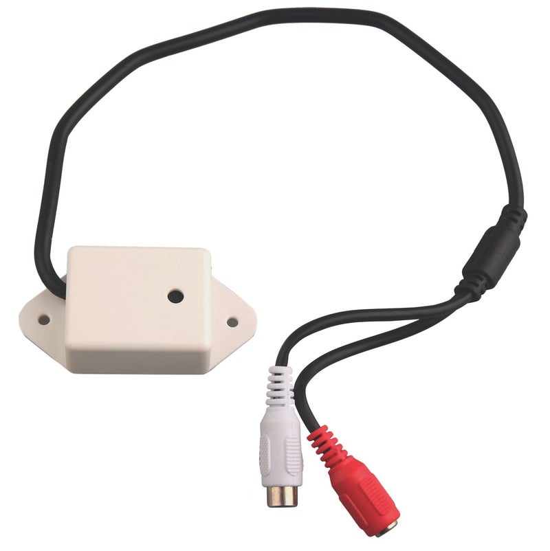 EVERSECU Weatherproof High Sensitive CCTV Microphone for CCTV Security Camera CCTV DVR Surveillance System,Volume can be Adjusted, Outdoor Audio External Microphone - Image 2